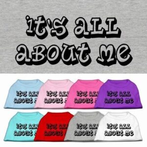It's All About Me Screen Print Dog Shirt | The Pet Boutique