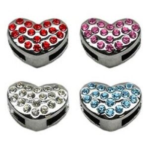 Slider Puffy Heart Pet Collar Charm | The Pet Boutique