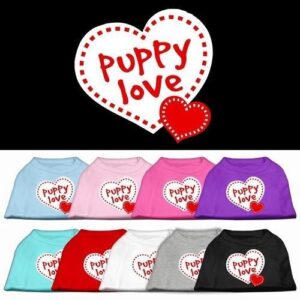 Puppy Love Screen Print Dog Shirt | The Pet Boutique