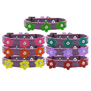 Flower Premium Dog Collar - Lavender | The Pet Boutique