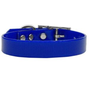 Plain Tropical Jelly Dog Collar - Blue | The Pet Boutique