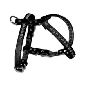 Crystal Comfort Dog Harness - Black | The Pet Boutique