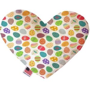 Easter Eggs Stuffing Free Heart Dog Toy | The Pet Boutique