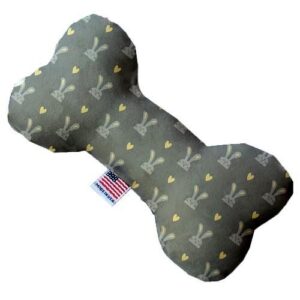 Gray Bunnies Bone Dog Toy | The Pet Boutique