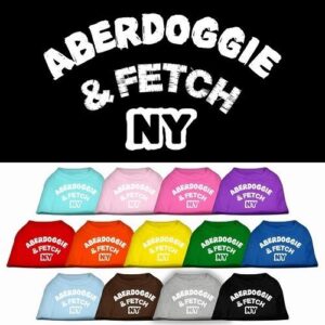 Aberdoggie NY Screen Print Dog Shirt | The Pet Boutique
