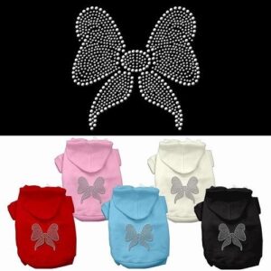 Rhinestone Bow Pet Hoodie | The Pet Boutique