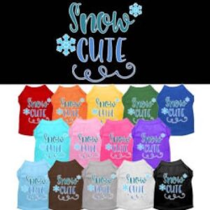 Snow Cute Screen Print Dog Shirt | The Pet Boutique