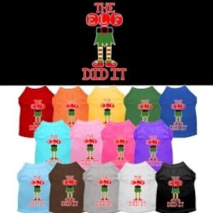 The Elf Did It Screen Print Dog Shirt | The Pet Boutique