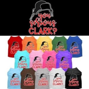 You Serious Clark? Screen Print Dog Shirt | The Pet Boutique