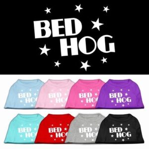 Bed Hog Screen Print Dog Shirt | The Pet Boutique