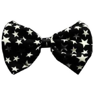 Black and White Stars Pet Bow Tie | The Pet Boutique