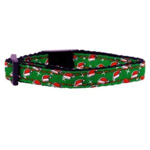 Santa Hat Nylon and Ribbon Cat Safety Collar Cat Safety | The Pet Boutique