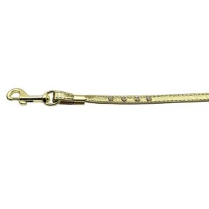 Clear Crystal Dog Leash - Gold - Gold Hardware | The Pet Boutique