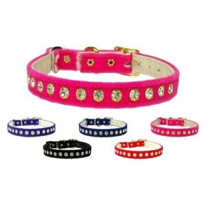 Velvet Cat Safety Collar with Band | The Pet Boutique