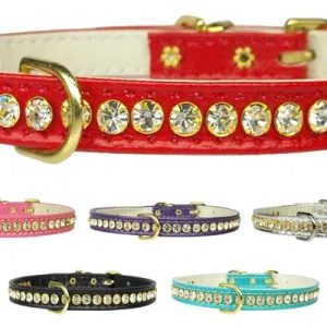 Beverly Clear Crystal Dog Collar | The Pet Boutique