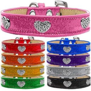 Ice Cream Crystal Heart Dog Collar | The Pet Boutique