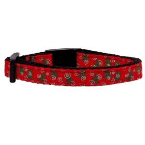 Christmas Tree Nylon and Ribbon Cat Safety Collar | The Pet Boutique