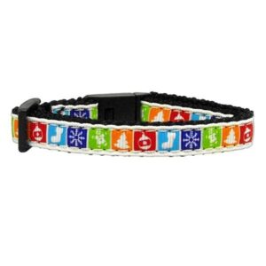 Classic Christmas Nylon and Ribbon Cat Safety Collar | The Pet Boutique