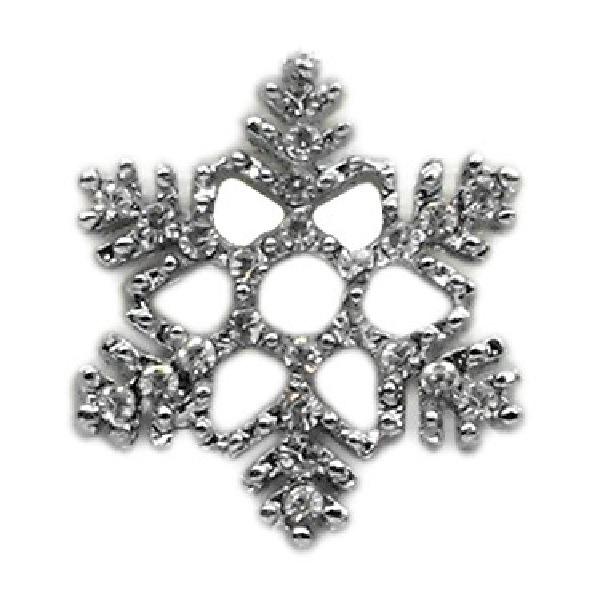 Holiday 10mm Slider Pet Collar Charm - Snowflake | The Pet Boutique